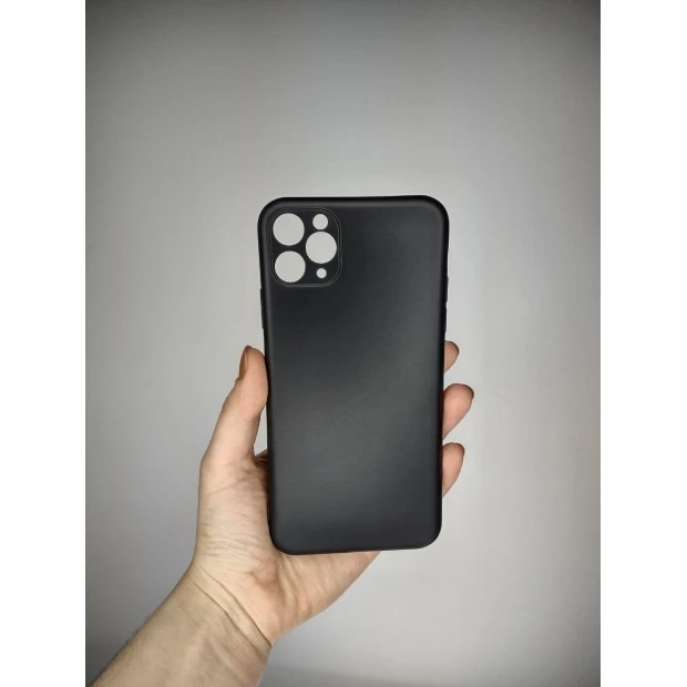 Силіконовий чохол ShutCam Graphite для Apple iPhone 11 Pro Max (чорний)