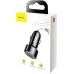Baseus Magic Digital Display PD3.0 QC4.0 45W 1USB / 1Type-C Car Charger Adapter (Black) CCMLC20C-01