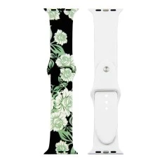 Ремешок Print Apple Watch Silicone 38 / 40 mm (Flowers 4)