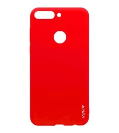 Силикон iNavi Color Huawei Y7 (2018) / Y7 Prime (2018) / Honor 7C Pro (Красный)