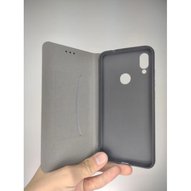 Чехол-книжка Leather Book Xiaomi Redmi Note 7 (Серый)