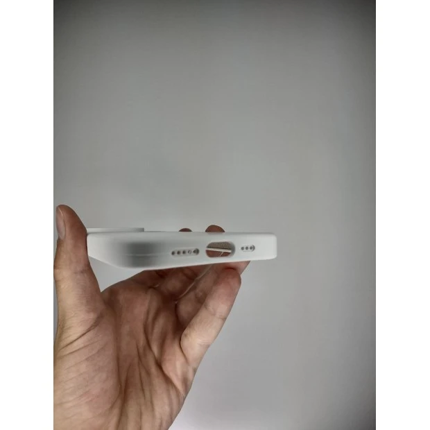 Силикон Original Round Case Apple iPhone 14 Plus (06) White