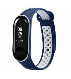 Ремешок Sport Xiaomi Mi Band 2 (Сине-белый)