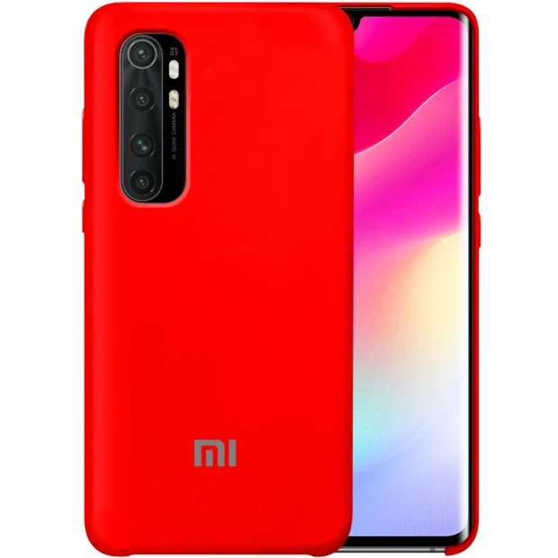 Силикон Original 360 Case Logo Xiaomi Mi Note 10 Lite (Красный)