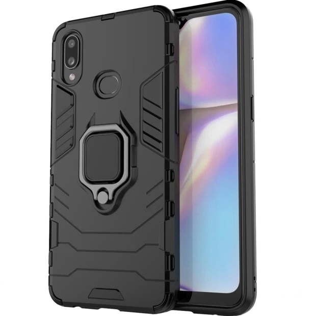 Бронь-чехол Ring Armor Case Samsung Galaxy A10s (2019) (Чёрный)