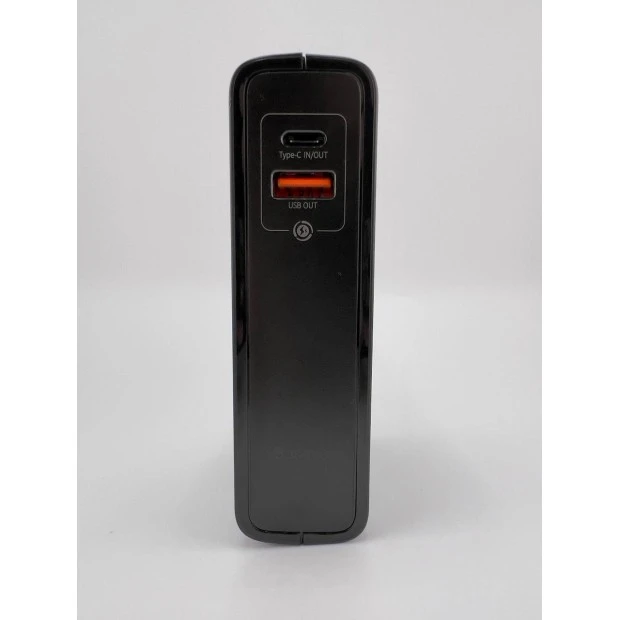 Baseus Power Station 2в1 QC (1 Type-C  /  1 USB) 10000mAh 45W + адаптер EU (Чорний)