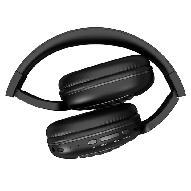 Наушники-гарнитура Moxom MX-WL21 Bluetooth (Накладные) (Чёрный)