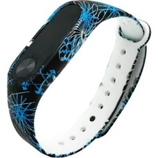 Ремешок Picture Design Xiaomi Mi Band 3 / Mi Band 4 (Геометрия, Чёрный)