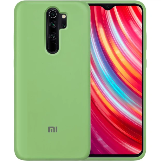 Силикон Original 360 Case Logo Xiaomi Redmi Note 8 Pro (Зелёный)