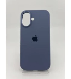 Силіконовий оригінальний чохол для Apple iPhone 16 (42) Shadow Blue