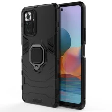 Бронь-чехол Ring Armor Case Xiaomi Redmi Note 10 / Note 10S (Черный)
