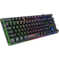 Клавиатура проводная Real-El Gaming 8710 TKL Backlit Ukr (Чёрный)