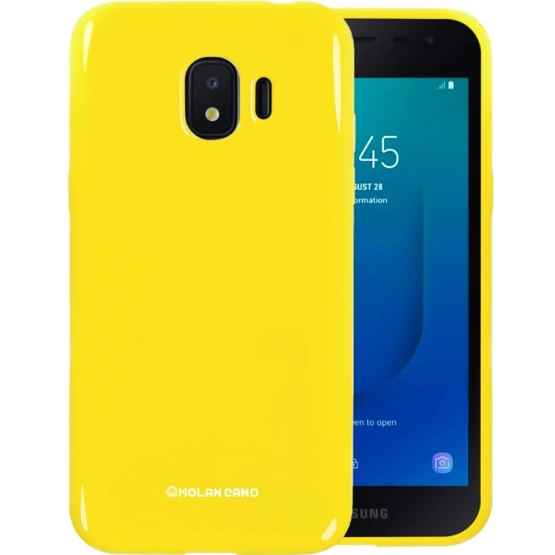 Силикон Molan Shining Samsung Galaxy J2 (2018) J250 (Жёлтый)