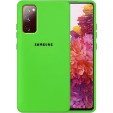 Силикон Original 360 Case Logo Samsung Galaxy S20 FE (Салатовый)