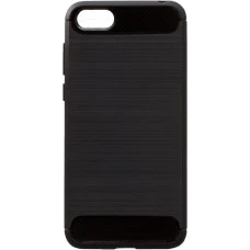 Силикон Polished Carbon Huawei Y5 Prime (2018) / Honor 7a (черный)