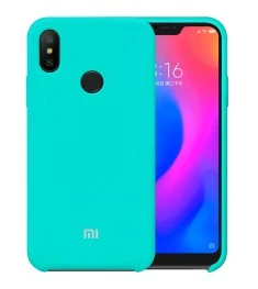 Силикон Original Case Xiaomi Redmi 6 Pro / Mi A2 Lite (Бирюзовый)