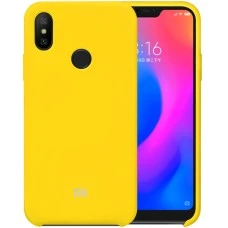 Силиконовый чехол Original Case Xiaomi Redmi 6 Pro / Mi A2 Lite (Жёлтый)