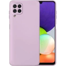 Силикон Original 360 Case Samsung Galaxy A22 (2021) (ShutCam) (Лавандовый)