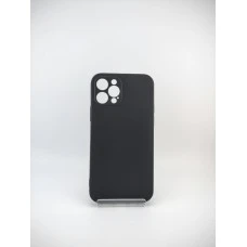 Силіконовий чохол ShutCam Graphite для Apple iPhone 12 Pro (Чорний)
