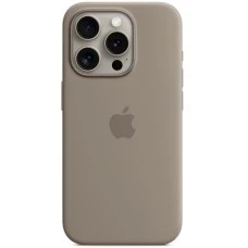 Силіконовий чохол з MagSafe для Apple iPhone 15 Pro Max (глиняний) (оригінальний)
