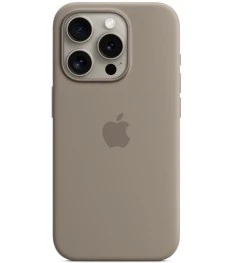 Силіконовий чохол з MagSafe для Apple iPhone 15 Pro Max (глиняний) (оригінальний..