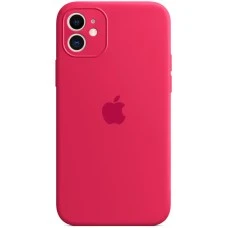 Силикон Original RoundCam Case Apple iPhone 11 (04) Rose red