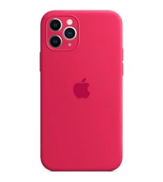 Силикон Original RoundCam Case Apple iPhone 11 Pro Max (04) Rose Red