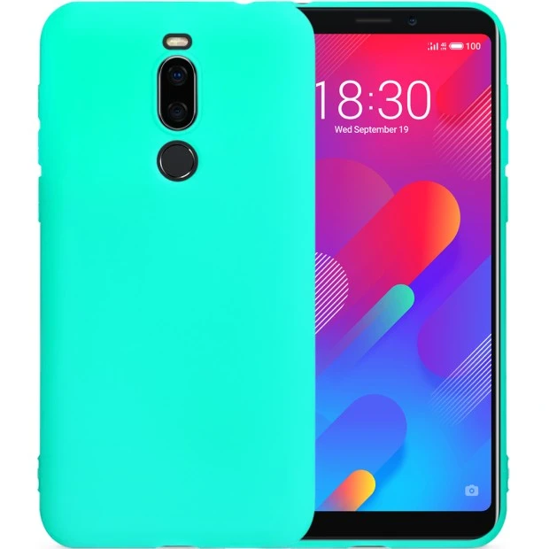Силиконовый чехол iNavi Color Meizu M8 (Бирюзовый)