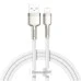 USB-кабель Baseus Cafule Metal Data 20W (1м) (Type-C на Lightning) (Білий) CATLJK-A02