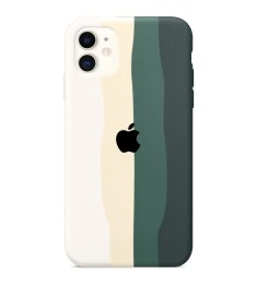Силикон Rainbow Case Apple iPhone 11 (Green)