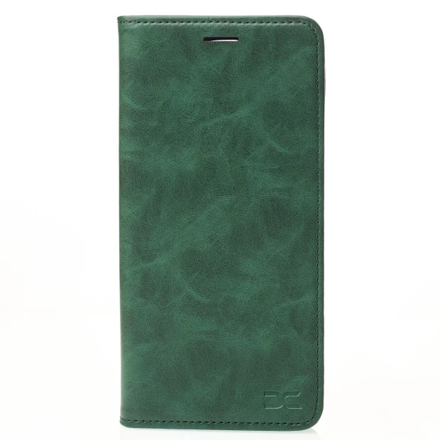 Чохол-книжка Leather Elegant для Xiaomi Redmi Note 14 Pro 5G (Темно-зелений)