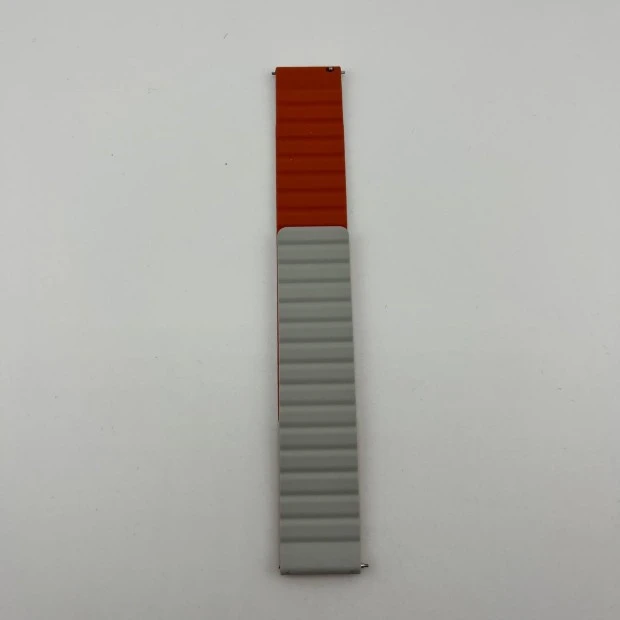 iMiki Ремінець Magnetic Band 22мм (Теплий сірий-помаранчевий)