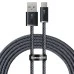 USB Cable Baseus Dynamic 100W (2m) (Type-C) (Gray) CALD000716