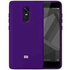 Силикон Original Case Xiaomi Redmi Note 4x (Фиолетовый)
