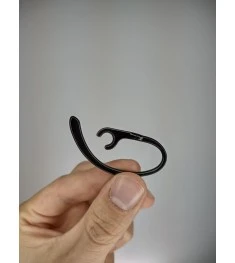 Завушна поворотна пластикова дужка для Bluetooth-гарнітури (6 мм) (Чорна)