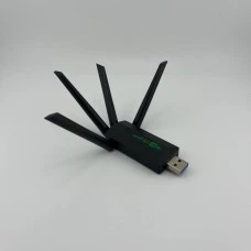 USB-адаптер Wi-Fi дводіапазонний 1200 МБ / с 2.4 ГГц 5 ГГц USB 3.0 (Чорний)