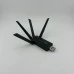 USB-адаптер Wi-Fi двохдіапазонний 1200 Мбіт / с 2.4 ГГц 5 ГГц USB 3.0 (Чорний)