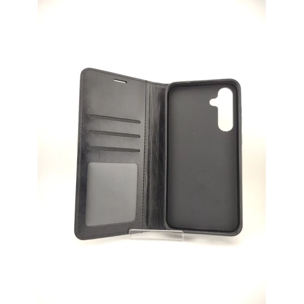 Чехол-книжка Leather Elegant Samsung Galaxy S23 FE (Чёрный)