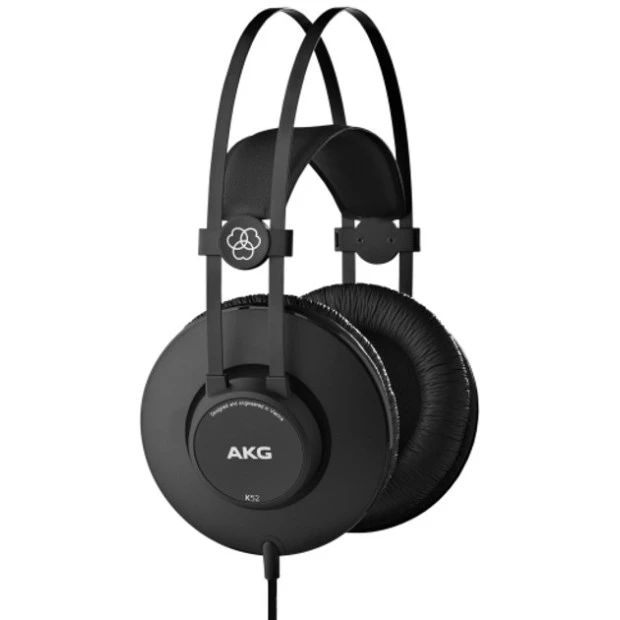 Дротові накладні навушники-гарнітура AKG K52 (чорні) K