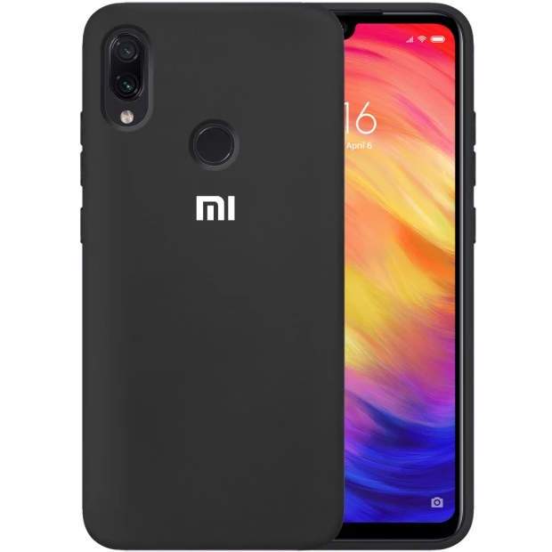 Силикон Original 360 Case Logo Xiaomi Redmi Note 7 (Чёрный)