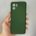 Силіконовий оригінальний 360 чохол з логотипом для Xiaomi Redmi A2  /  A1 (ShutCam) (Темно-зелений)