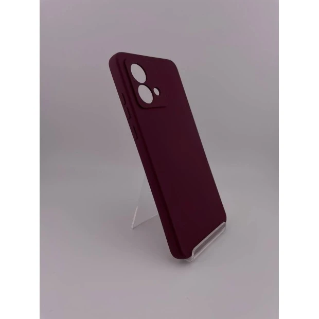 Силікон Original Motorola Moto G84 (ShutCam) (Бордовий)