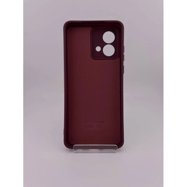 Силікон Original Motorola Moto G84 (ShutCam) (Бордовий)