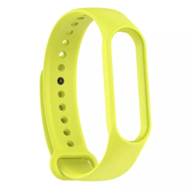 Ремешок Original Design Xiaomi Mi Band 5 / 6 / 7 (41) (Зелёно-жёлтый)