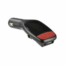 FM - модулятор Optima FM-02 (Bluetooth, MicroSD, USB, Aux) Black