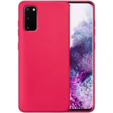 Силикон Original 360 Case Samsung Galaxy S20 (Малиновый)