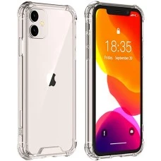 Силиконовый чехол 6D Apple iPhone 11 (Прозрачный)
