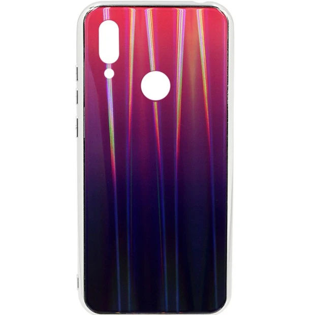 Накладка Gradient Glass Case Xiaomi Redmi Note 7 (Фиолетовый)
