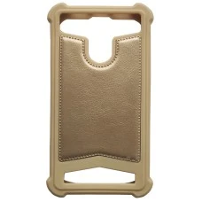 Накладка Leather Universal 4.7-5.0 (Золотой)