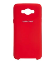 Силикон Original Case Samsung Galaxy J7 (2016) J710 (Вишневый)